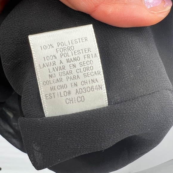 Everly Womens Pink Black Floral Long Sleeve Dress With Lace Up Waist Size S - Picture 4 of 10